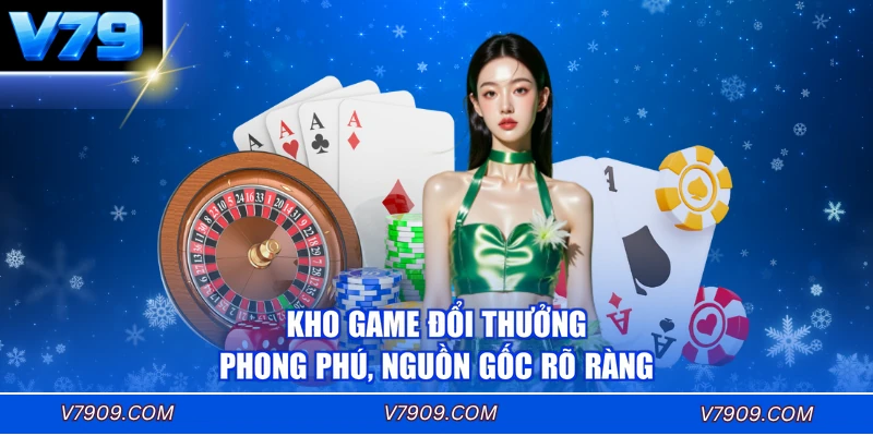 Kho game đổi thưởng phong phú, nguồn gốc rõ ràng